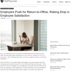 Employers Push for Return-to-Office, Risking Drop in Employee Satisfaction